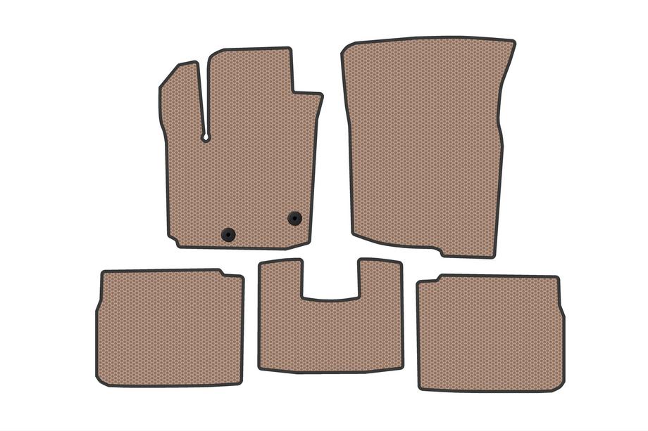 Suzuki SX4 S-Cross 2021- Carsuit Rubber Floor Mats (Hybrid, Beige) Image
