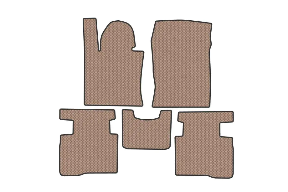 SsangYong Korando 2019- Rubber Floor Mats Carsuit (Beige) Image