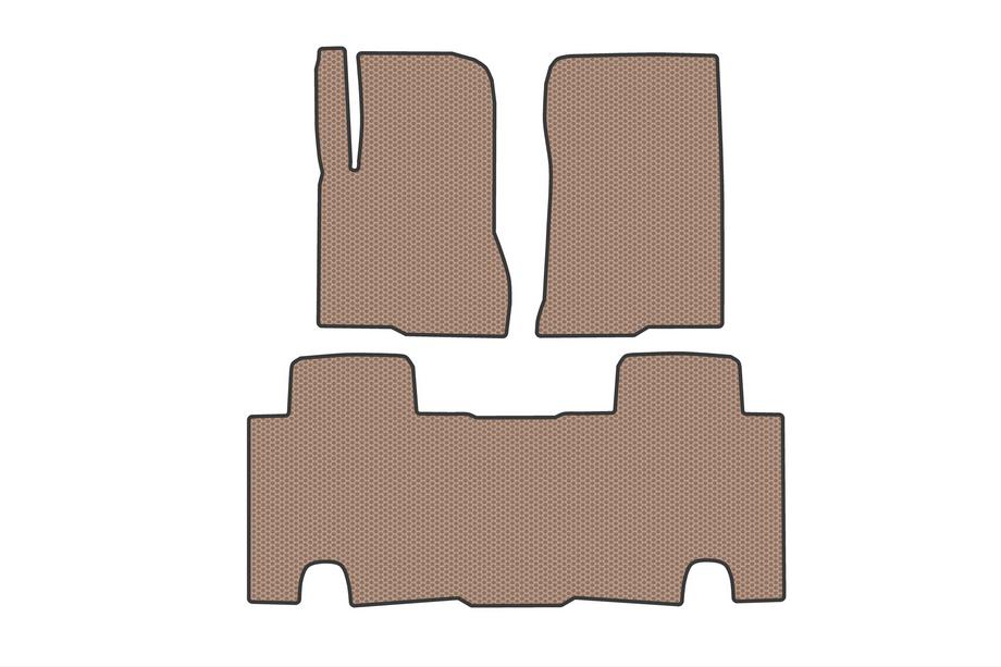 SsangYong Musso II 2018– Rubber Floor Mats Carsuit (Beige) Image