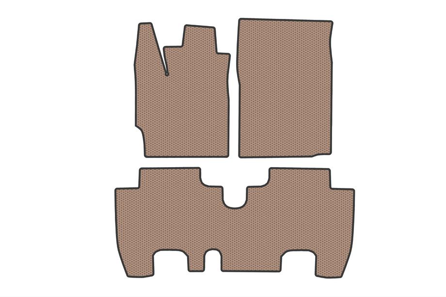 Toyota Urban Cruiser 2009-2014 Rubber Floor Mats Carsuit (Beige) Photo 1