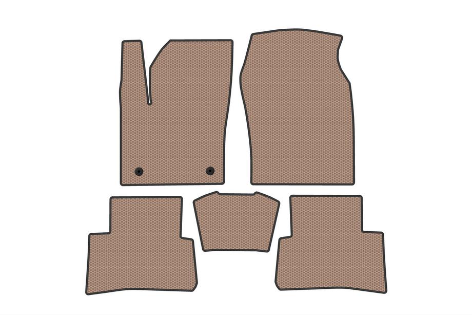 Toyota C-HR 2023- Rubber Floor Mats Carsuit (Beige) Image