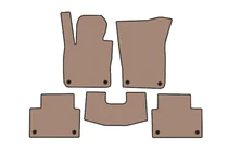Volvo V60 2019- Rubber Floor Mats Carsuit (SW, Beige) photo 1