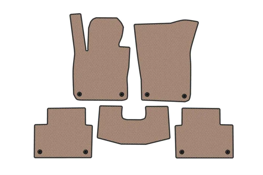 Volvo V60 2019- Rubber Floor Mats Carsuit (SW, Beige) Image