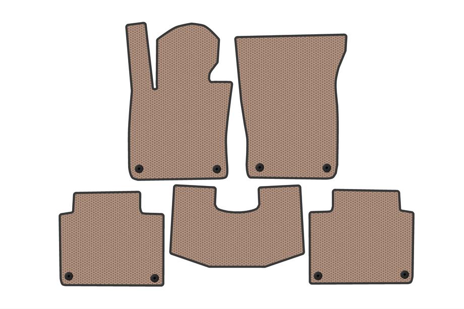 Volvo S90/V90 2016- Rubber floor mats Carsuit (SW, beige) Photo 1