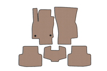 Volkswagen Taos/Tharu 2018–2024 Rubber Floor Mats Carsuit (Beige) photo 1