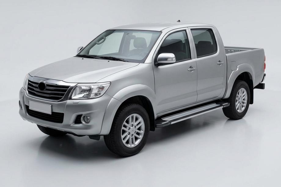 Toyota Hilux 2006-2015 Side Steps Rainbow (2 pcs, Aluminum) Image