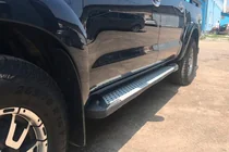Toyota Hilux 2006-2015 Side Steps Allmond Grey (2 pcs, Aluminum) photo 2