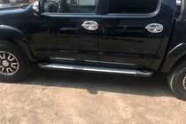 Toyota Hilux 2006-2015 Side Steps Allmond Grey (2 pcs, Aluminum) photo 4