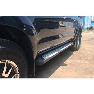 Side Steps Allmond Grey (2 pcs, Aluminum) Toyota Hilux 2006-2015 photo 2