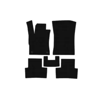 Rubber Floor Mats Carsuit (Petrol, Black)