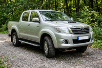 Toyota Hilux 2006-2015 Side Steps Fullmond (2 pcs, Aluminum) photo 1