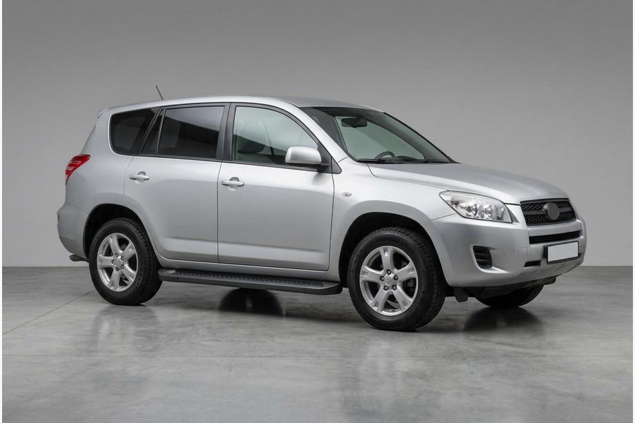 Toyota Rav 4 2006-2013 Side Steps Allmond Black (2 pcs, Aluminum) Image