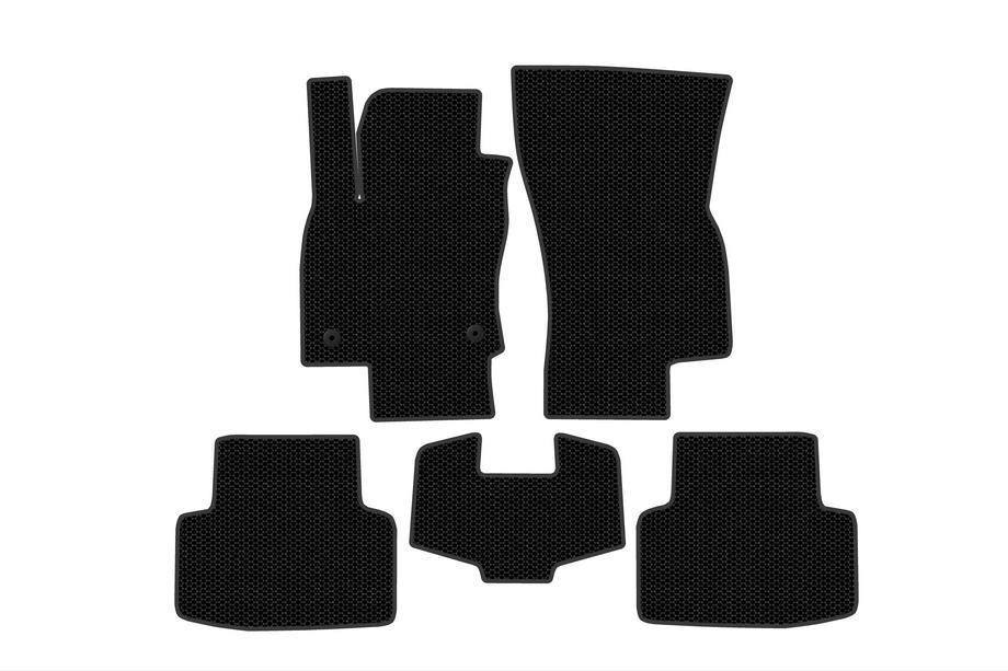 Volkswagen Taos/Tharu 2018–2024 Rubber Floor Mats Carsuit (Black) Image