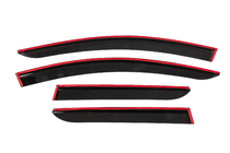 Renault Duster 2018-2024 Window Deflectors with Chrome Trim (4 pcs, Sunplex Chrome) photo 4