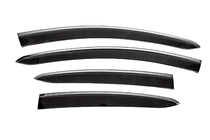 Fiat Linea 2006-2018 Window Deflectors with Chrome Trim (4 pcs, Sunplex Chrome) photo 1