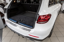 Mercedes GLC X253 2015-2022 Rear bumper protector Carmos (2019-2022, stainless steel) photo 3