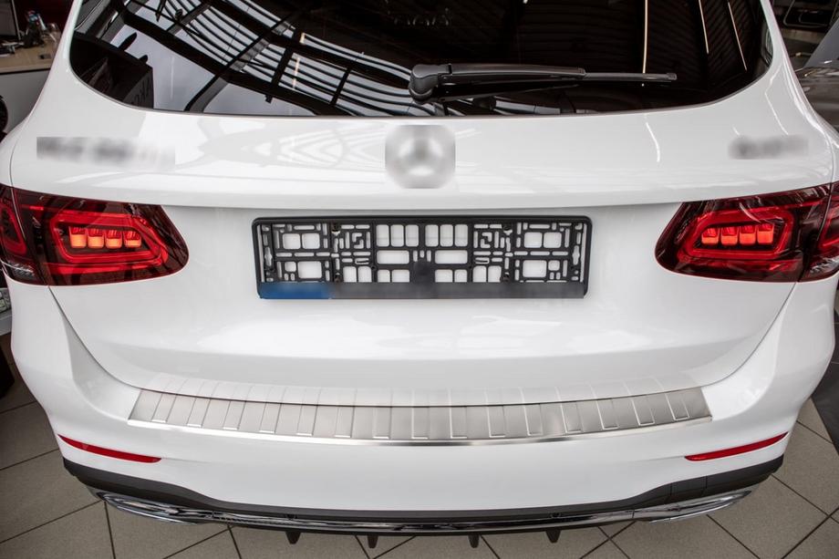 Mercedes GLC X253 2015-2022 Rear bumper protector Carmos (2019-2022, stainless steel) Image