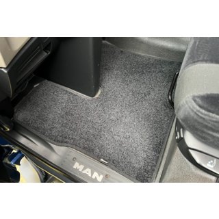 Deluxe Textile Floor Mats (Black) MAN TGX 2020- photo 1