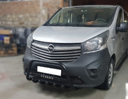 Opel Vivaro 2015-2019 Bull Bar WT004 Black (Stainless Steel) photo 1