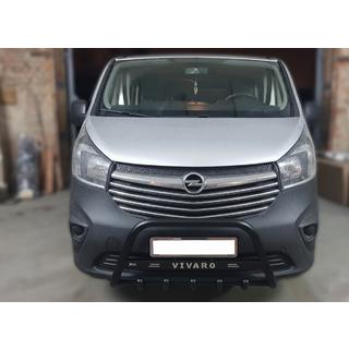 Bull Bar WT004 Black (Stainless Steel) Opel Vivaro 2015-2019 photo 2