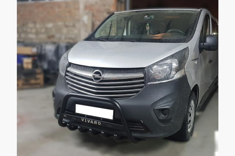 Opel Vivaro 2015-2019 Bull Bar WT004 Black (Stainless Steel) Image