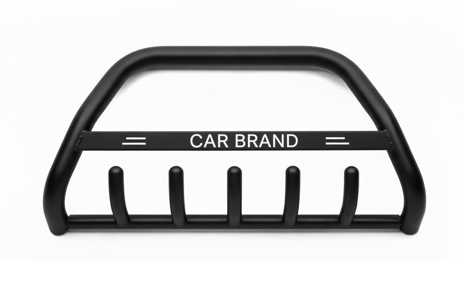 Renault Trafic 2015- Bull Bar WT004 Black (Stainless Steel) Image