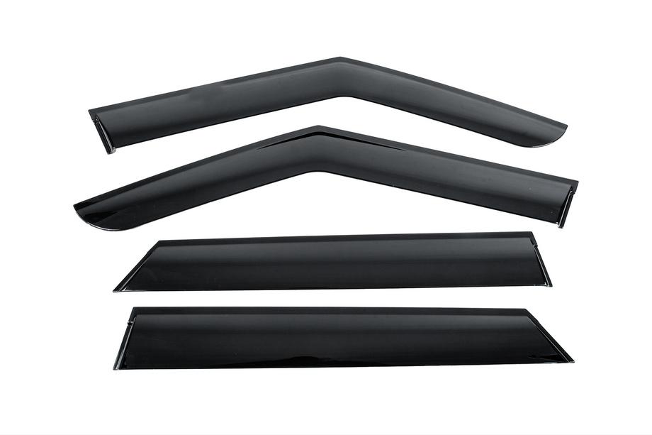 Range Rover Sport 2022- Window Deflectors with Chrome Trim Niken Luxury (4 pcs) Image
