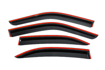 Mercedes E-class W210 1995-2002 Window Deflectors with Chrome Trim Niken Luxury (4 pcs) photo 4