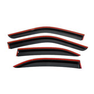 Window Deflectors with Chrome Trim Niken Luxury (4 pcs) photo 4