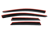 Volkswagen ID.7 2023- Window Deflectors with Chrome Trim Niken Luxury (4 pcs) photo 4