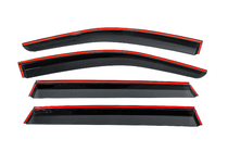 Volkswagen Tiguan 2023- Window Deflectors with Chrome Trim Niken Luxury (4 pcs) photo 4