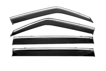 Nissan Armada 2016-2024 Window Deflectors with Chrome Trim Niken Luxury (4 pcs) photo 1