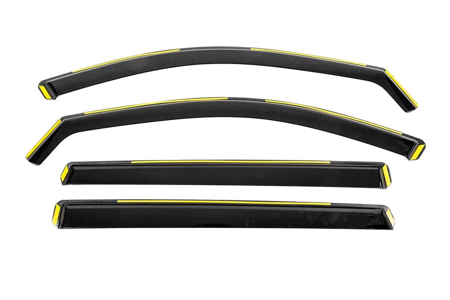 Mazda CX-80 2024– In-Channel Wind Deflectors Niken Luxury (4 pcs) Image