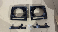 Mercedes G class W463 1990-2018 Headlight covers (set with mounting) photo 4