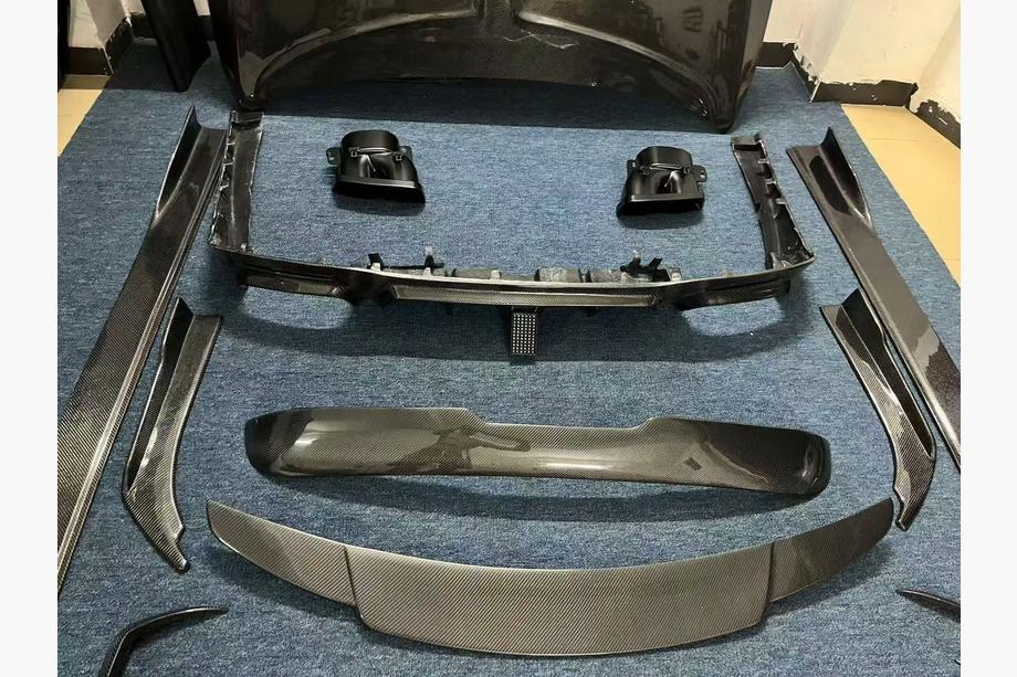 Mercedes S-class W222 2013-2022 MNSR Body Kit (Carbon, 2018+) Photo 4