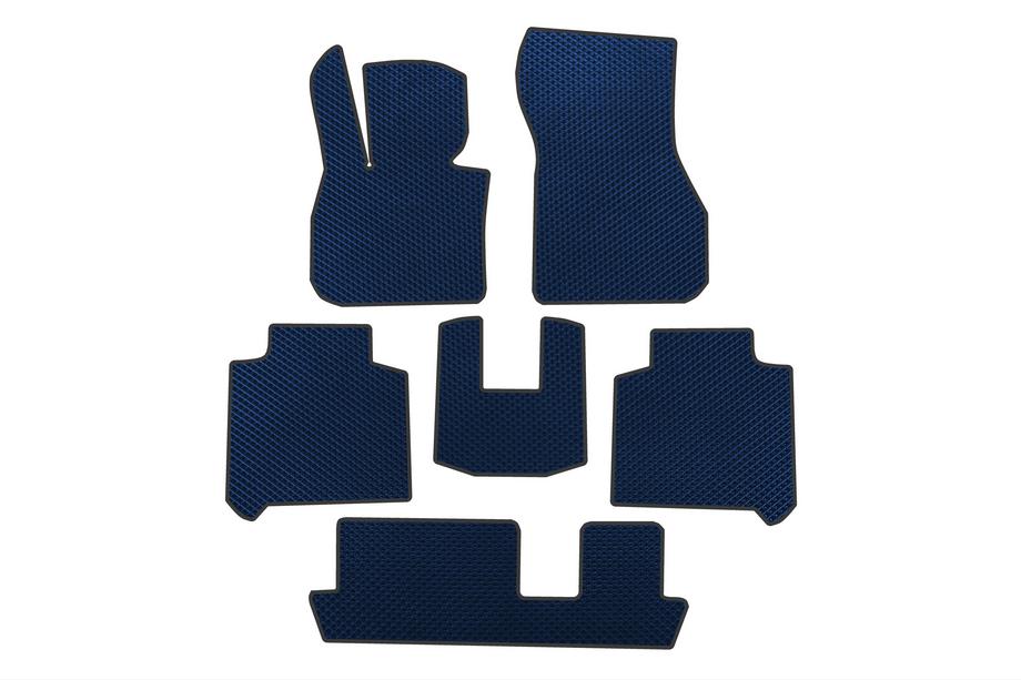 BMW 2 Series Active Tourer F45/F46 2014-2021 EVA Floor Mats (3 Rows, for F46, Blue) Photo 1