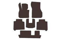 BMW 2 Series Active Tourer F45/F46 2014-2021 Rubber Floor Mats Carsuit (3 Rows, For F46, Brown) photo 1