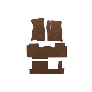 EVA Floor Mats (3 Rows, Brown)