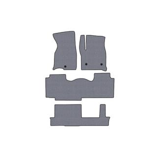 Rubber Floor Mats Carsuit (3 Rows, Gray) photo 1