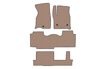 Chevrolet Tahoe 2020- Rubber Floor Mats Carsuit (3 Rows, Beige) photo 1