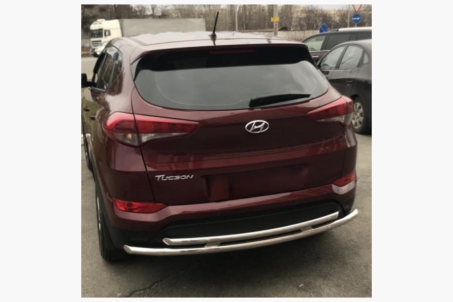 Hyundai Tucson TL 2016-2021 Rear Bar AK002-2 (Stainless Steel) Image