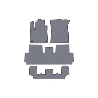Rubber Floor Mats Carsuit (For Grand, 3 Rows, Gray) Citroen C-4 Picasso 2013–2022 photo 1