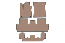 Citroen C-4 Picasso 2013–2022 Rubber Floor Mats Carsuit (For Grand, 3 Rows, Beige) photo 1