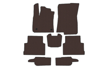 Dacia Jogger 2022- Rubber Floor Mats Carsuit (3 Rows, Brown) photo 1