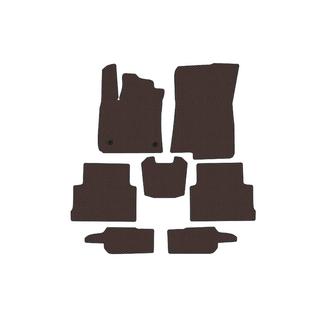 Rubber Floor Mats Carsuit (3 Rows, Brown) photo 1