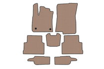 Dacia Jogger 2022- Rubber Floor Mats Carsuit (3 Rows, Beige) photo 1