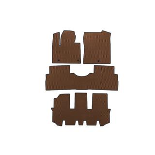 EVA Floor Mats (3 Rows, Brown)