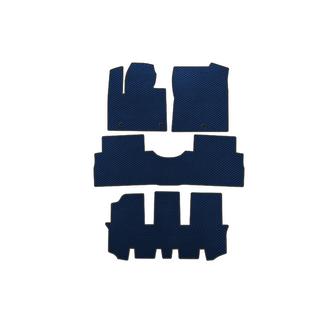 EVA Floor Mats (3 Rows, Blue)