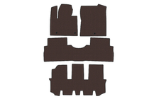 Hyundai Santa Fe 4 2018-2023 Rubber Floor Mats Carsuit (3 Rows, Brown) photo 1