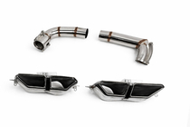 BMW 7 Series G70/G71 2022- Rear diffuser with exhaust tips (for M760, M-Sport and i7 M70) photo 9